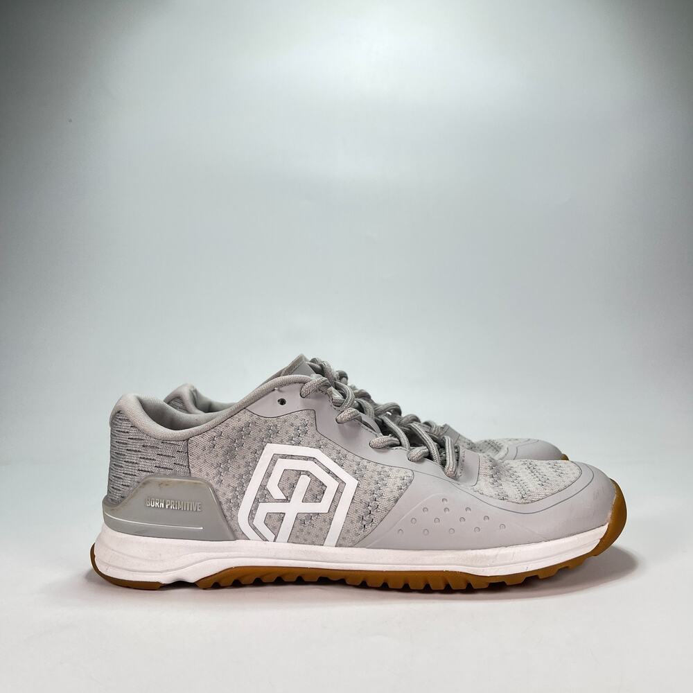 Born Primitive Savage 1 Grey White Gum CrossFit Training Shoes Women's Size 9.5